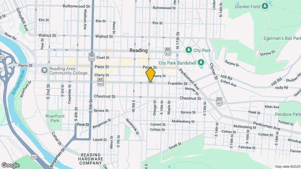 906 Franklin St Map and Location Details