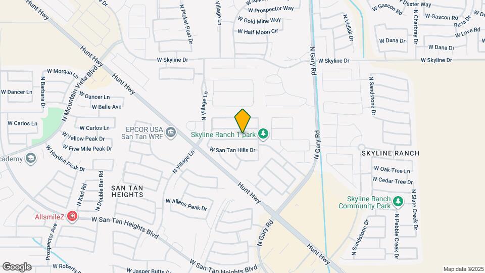 2018 W Agrarian Hills Dr Map and Location Details