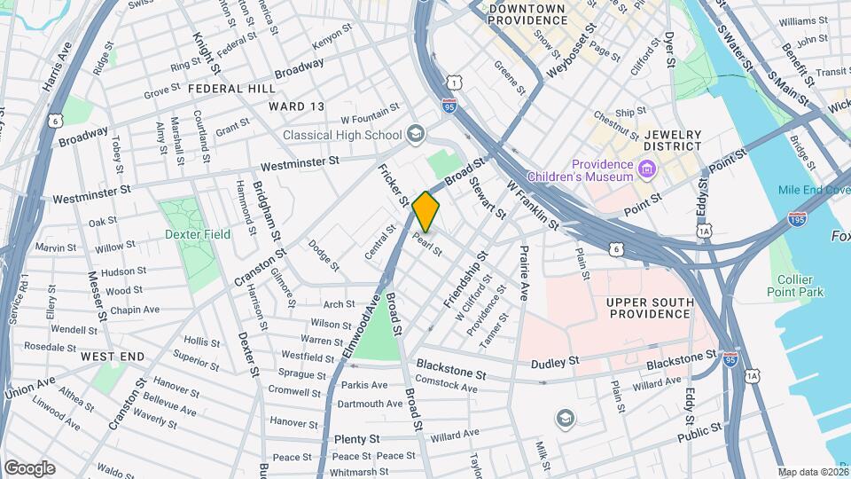 255 Pearl St Map and Location Details