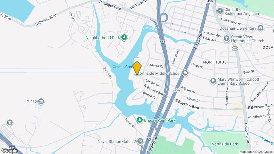 209 W Bayview Blvd Map and Location Details