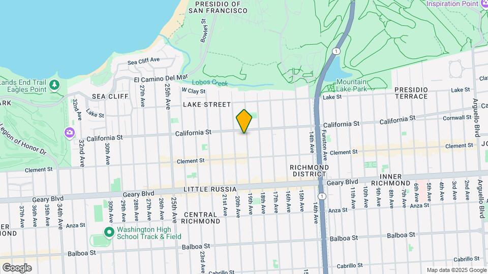 225 19th Ave Map and Location Details