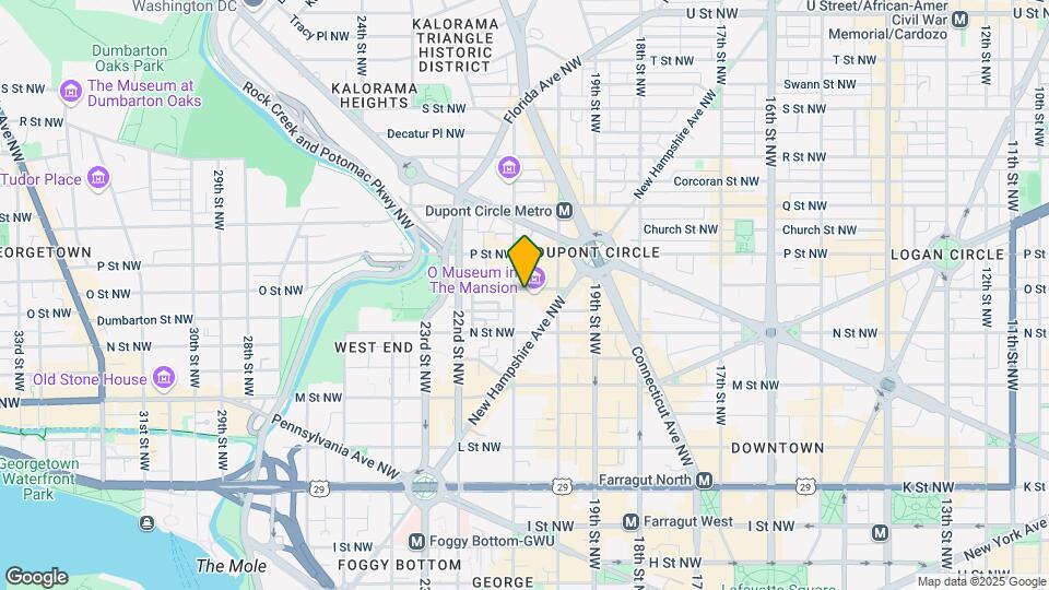 2032 O St NW Map and Location Details