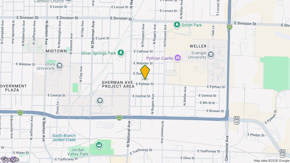 1006 N Prospect Ave Mapa y Detalles de la Ubicación