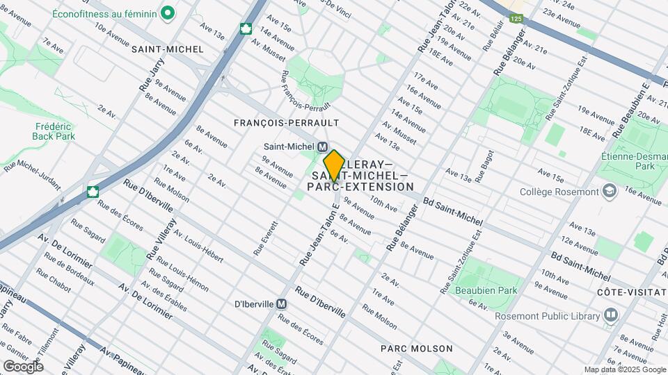 3151 Jean-Talon Rue E Map and Location Details