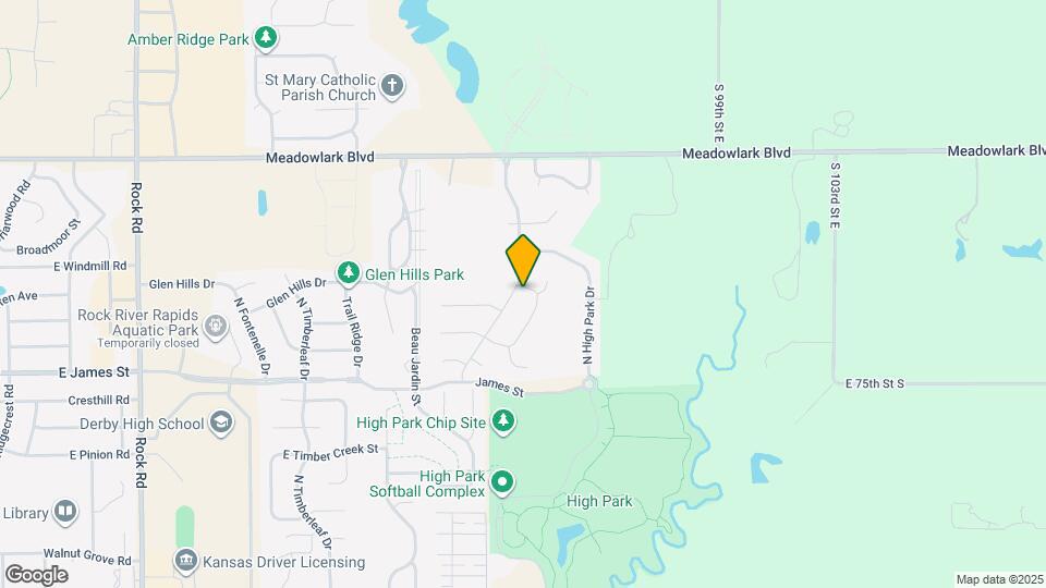 1254 Spring Ridge Dr Map and Location Details