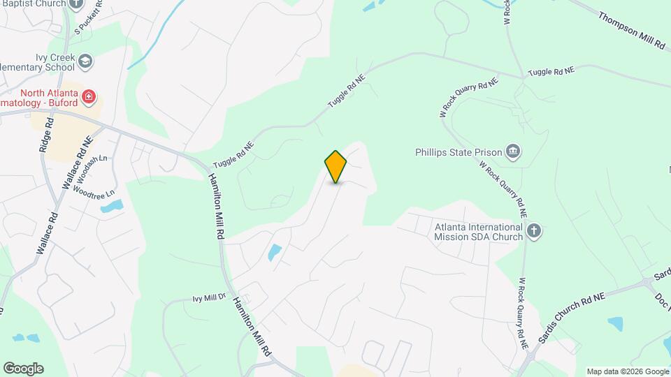 4491 Plantation Mill Tr NE Map and Location Details