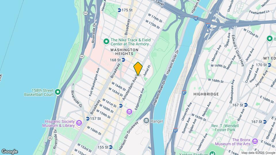 2153 Amsterdam Ave Map and Location Details
