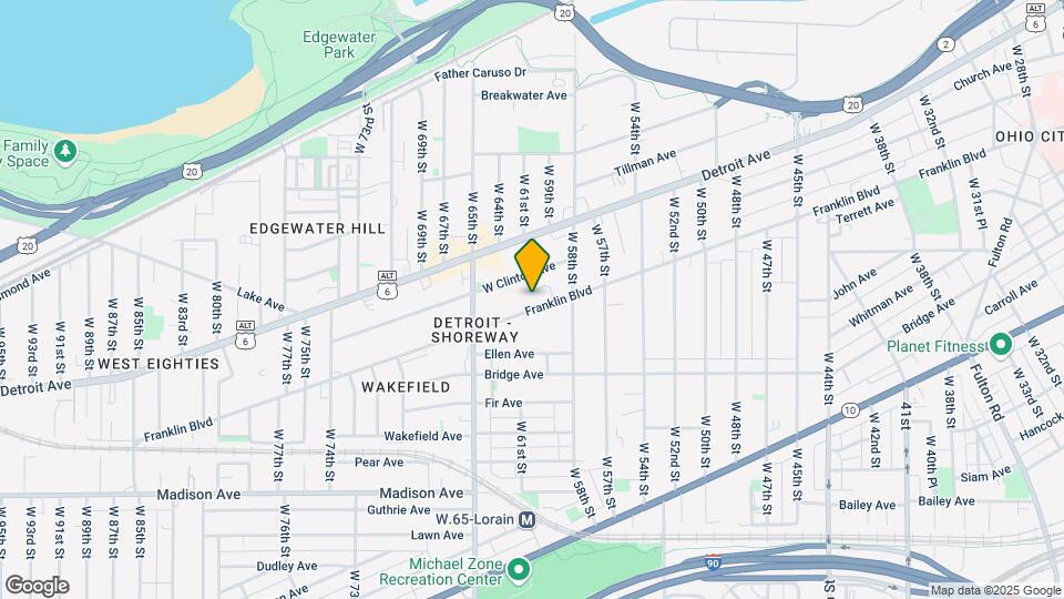 6014 Franklin Blvd Map and Location Details