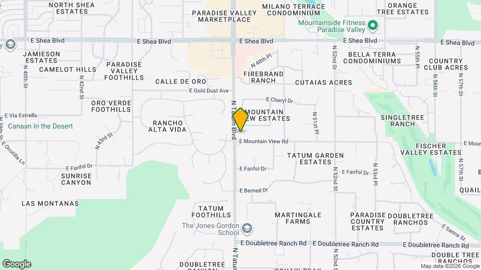 4800 E Mountain View Rd Map and Location Details