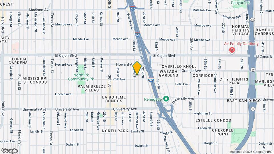 4111 Iowa St Mapa y Detalles de la Ubicación