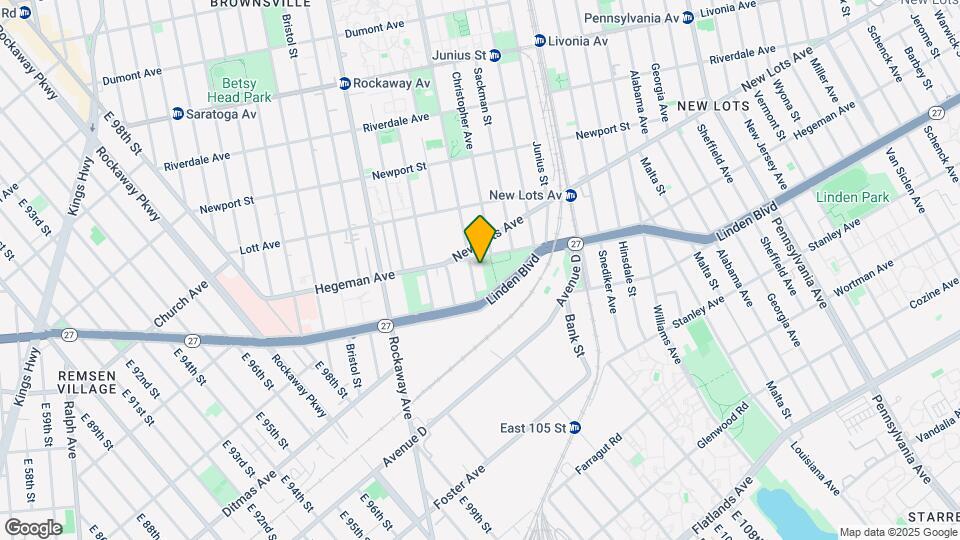 891 Mother Gaston Blvd Mapa y Detalles de la Ubicación