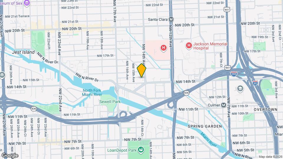 River District 14 Mapa y Detalles de la Ubicación