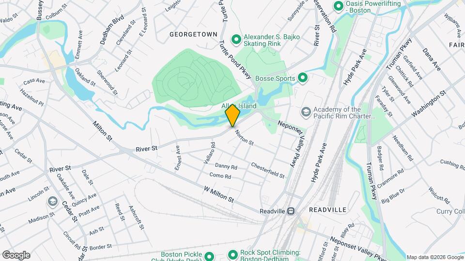 1800 River St Map and Location Details