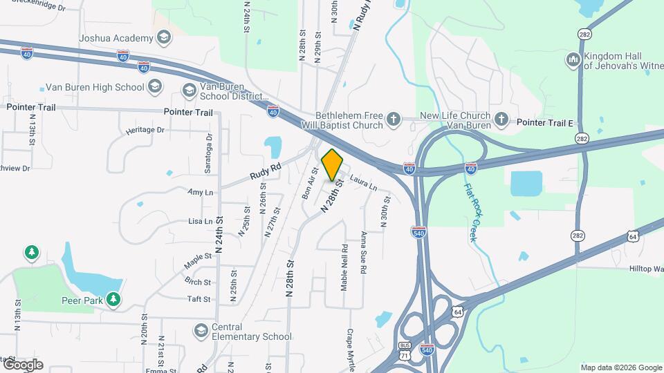 1341-1341B N 28th St Map and Location Details