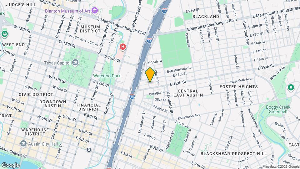 1205 Olander St Map and Location Details