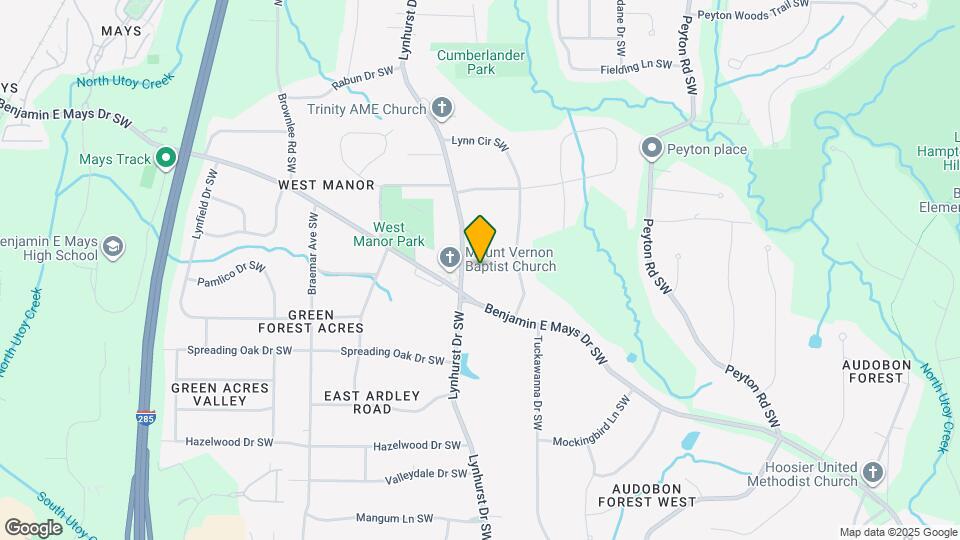 814 Lynhurst Dr SW Map and Location Details