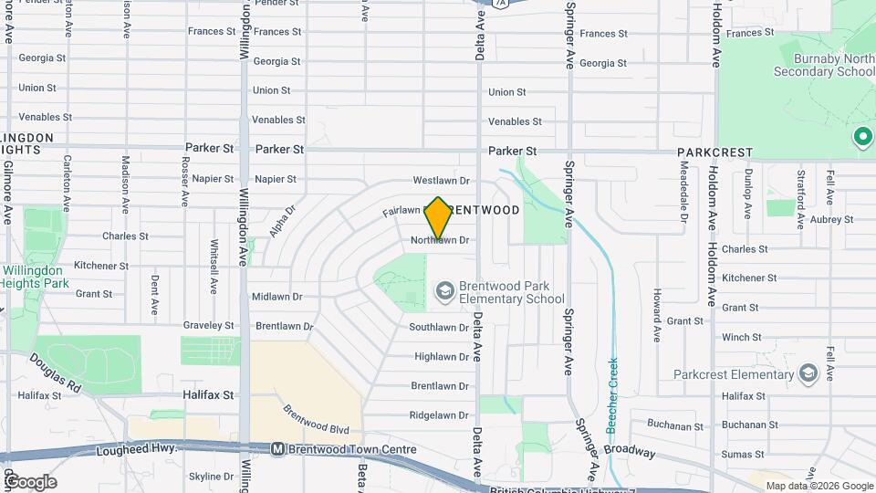 4810 Northlawn Dr Map and Location Details