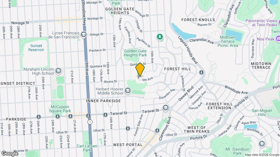 2186 12th Ave Map and Location Details