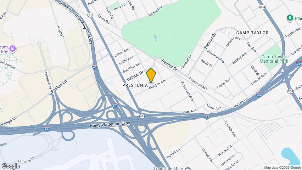 4034 Franklin Ave Map and Location Details