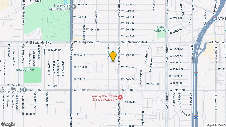 1425 W 132nd St Mapa y Detalles de la Ubicación