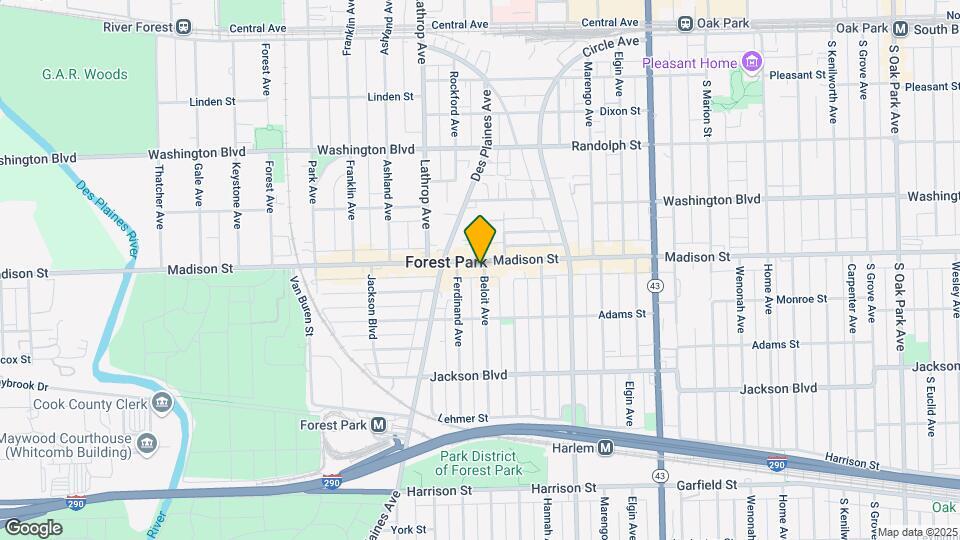 7500 Madison St Map and Location Details