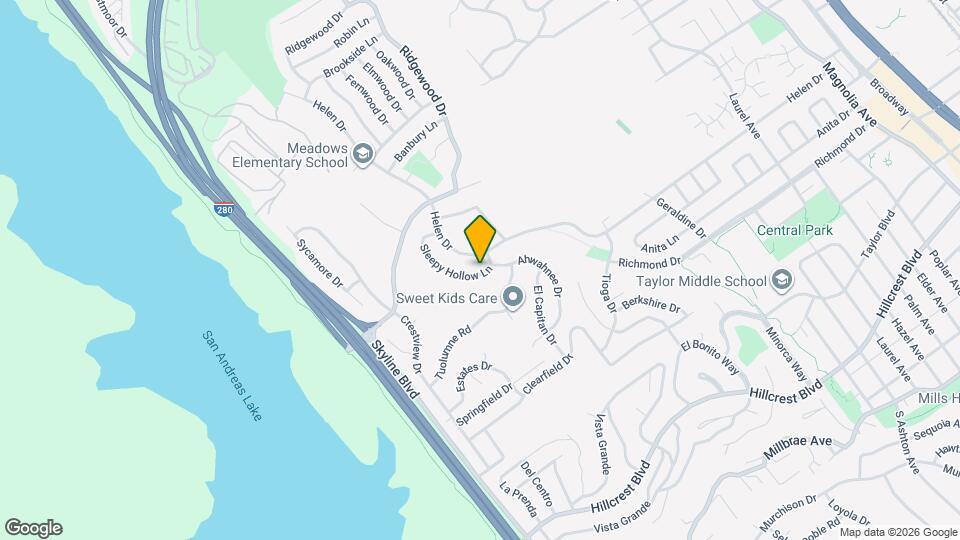 1210 Sleepy Hollow Ln Map and Location Details