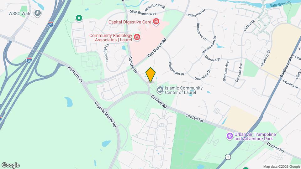 7232 Contee Rd Map and Location Details