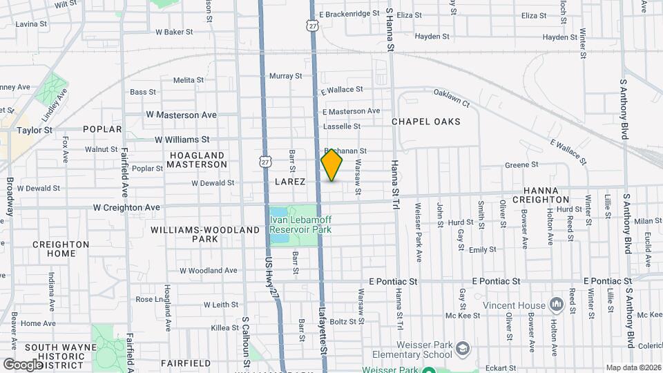 420 E Dewald St Map and Location Details