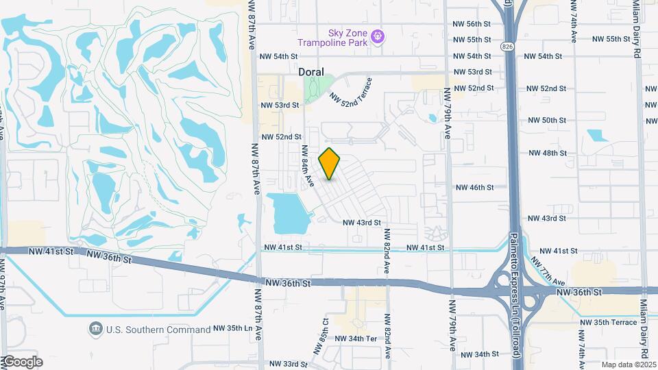 4691 NW 83rd Path Map and Location Details