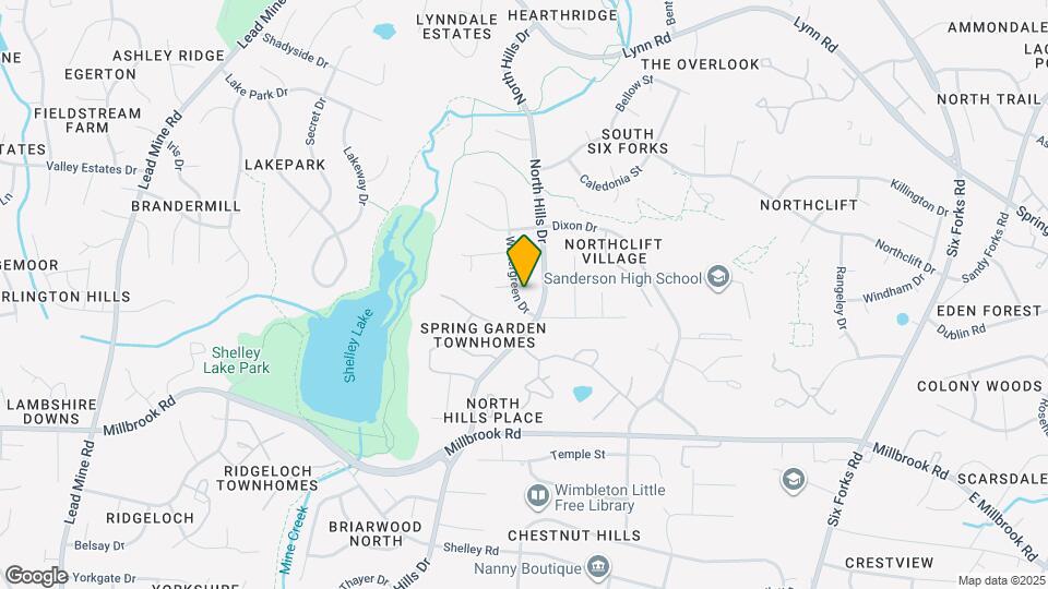 5912 Wintergreen Dr Map and Location Details