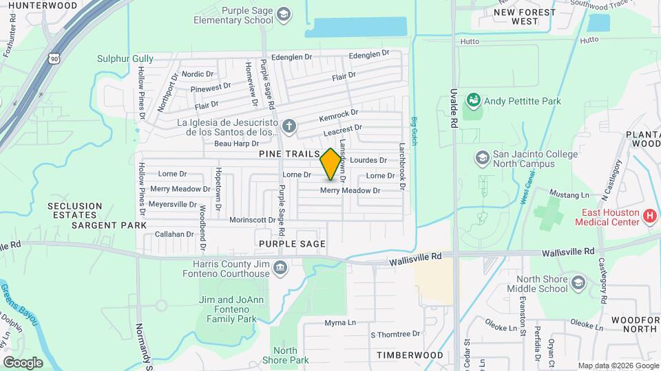 14515 Merry Meadow Dr Map and Location Details