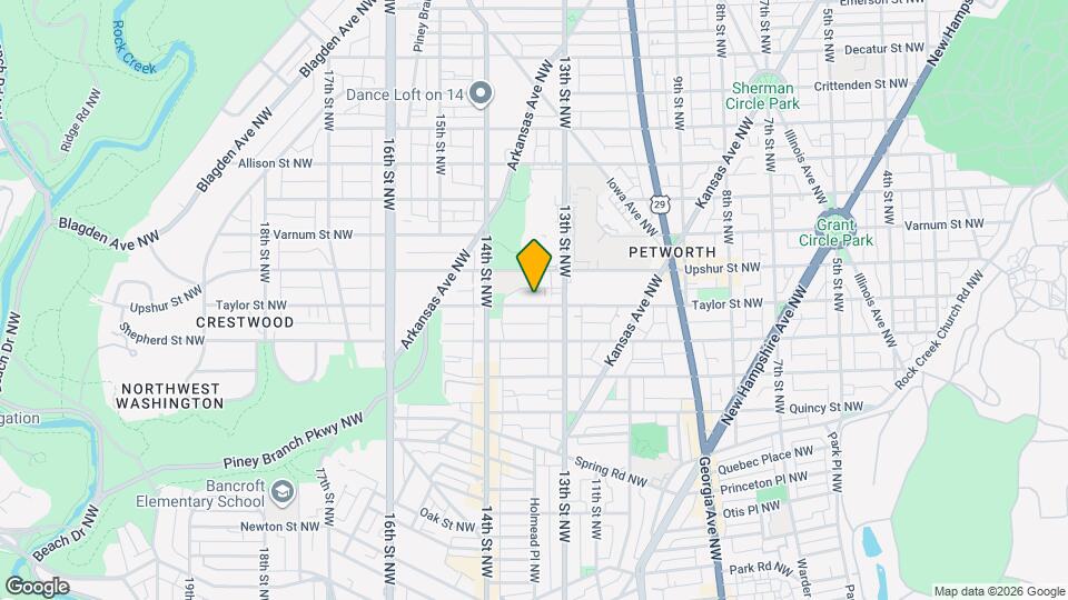1331 Taylor St NW Map and Location Details