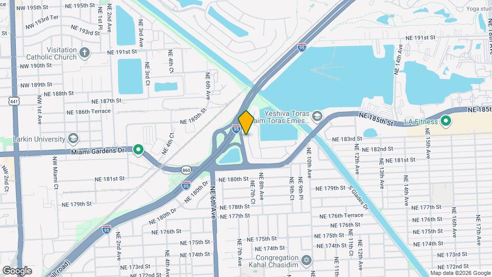 18320 NE 7th Ct Map and Location Details
