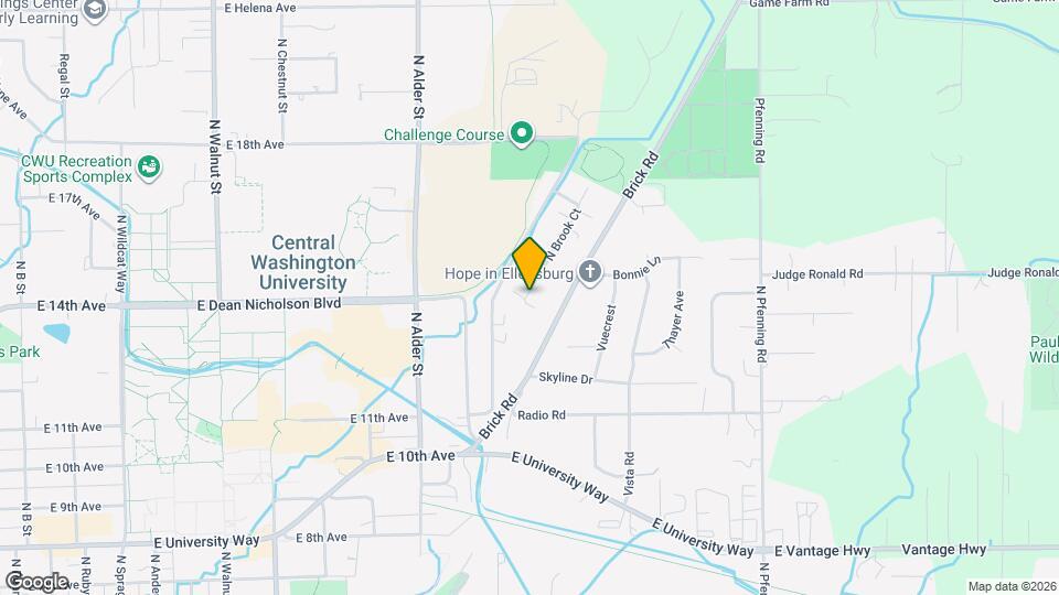 1404 N Brook Ct Map and Location Details