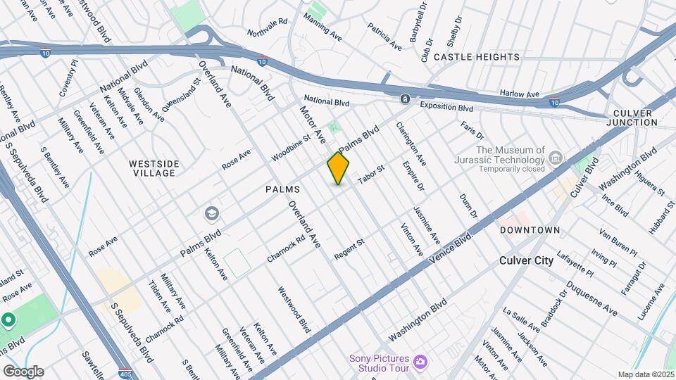 3562 Mentone Ave Mapa y Detalles de la Ubicación