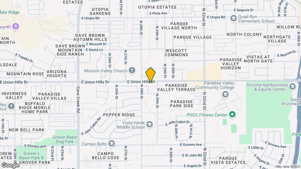 2830 E Villa Theresa Dr Map and Location Details