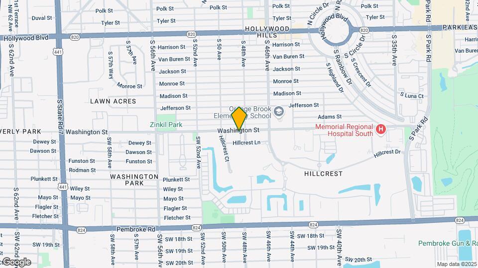 4812 Washington St Map and Location Details