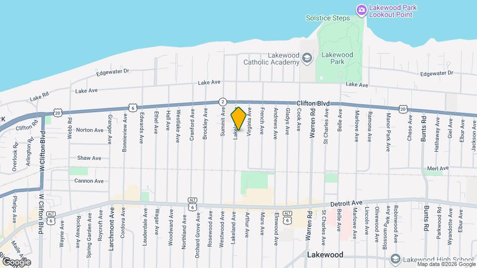 1235 Lakeland Ave, Unit Up Map and Location Details