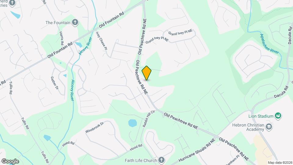 2876 Old Peachtree Rd NE Map and Location Details