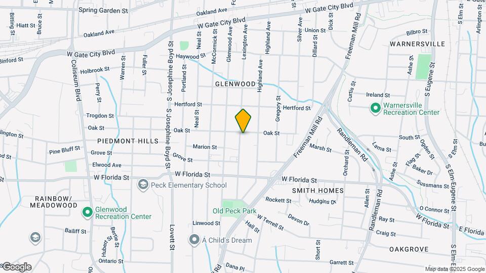1203 Lexington Ave Map and Location Details