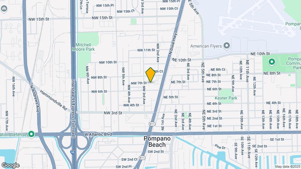 204 NW 7th St Mapa y Detalles de la Ubicación