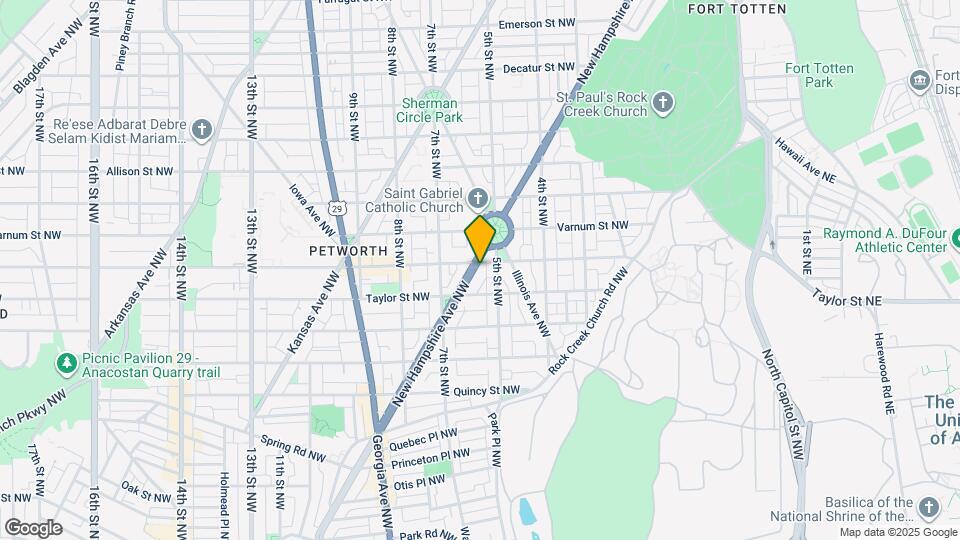 4141 New Hampshire Ave NW Map and Location Details