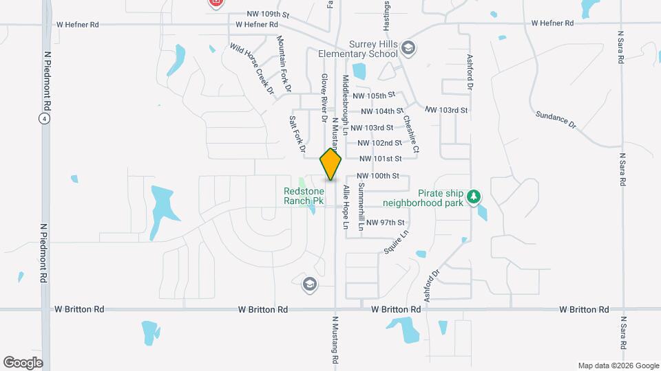 10004 Glover River Dr Map and Location Details