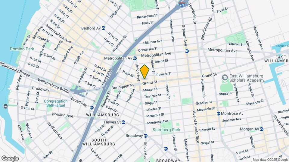 521 Grand St Map and Location Details