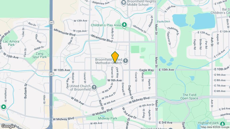 1000 Flint Way Map and Location Details