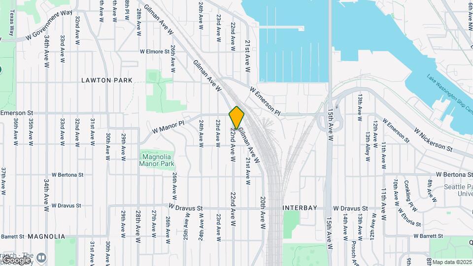 3622 22nd Ave W Map and Location Details