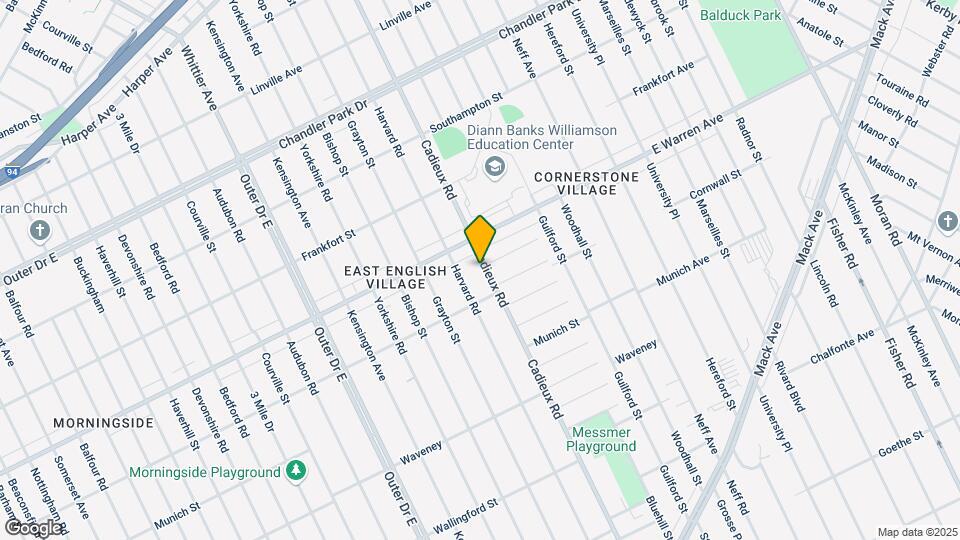 4865 Cadieux Rd Map and Location Details