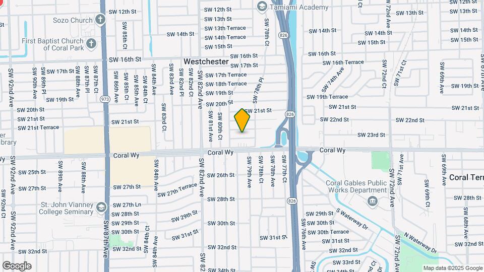 7915 SW 23rd St Map and Location Details
