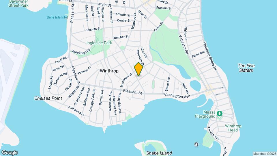 107 Winthrop St Map and Location Details