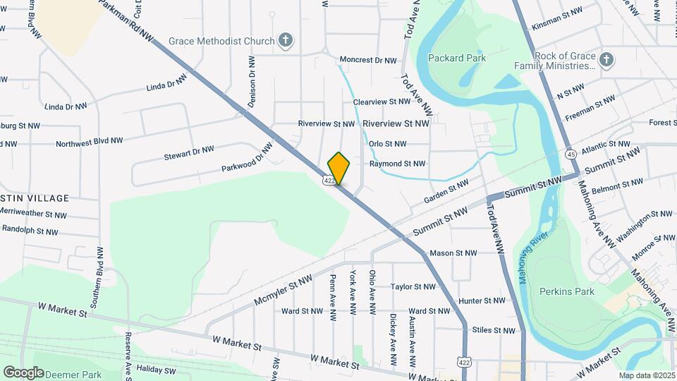 1341 Parkman Rd NW Map and Location Details